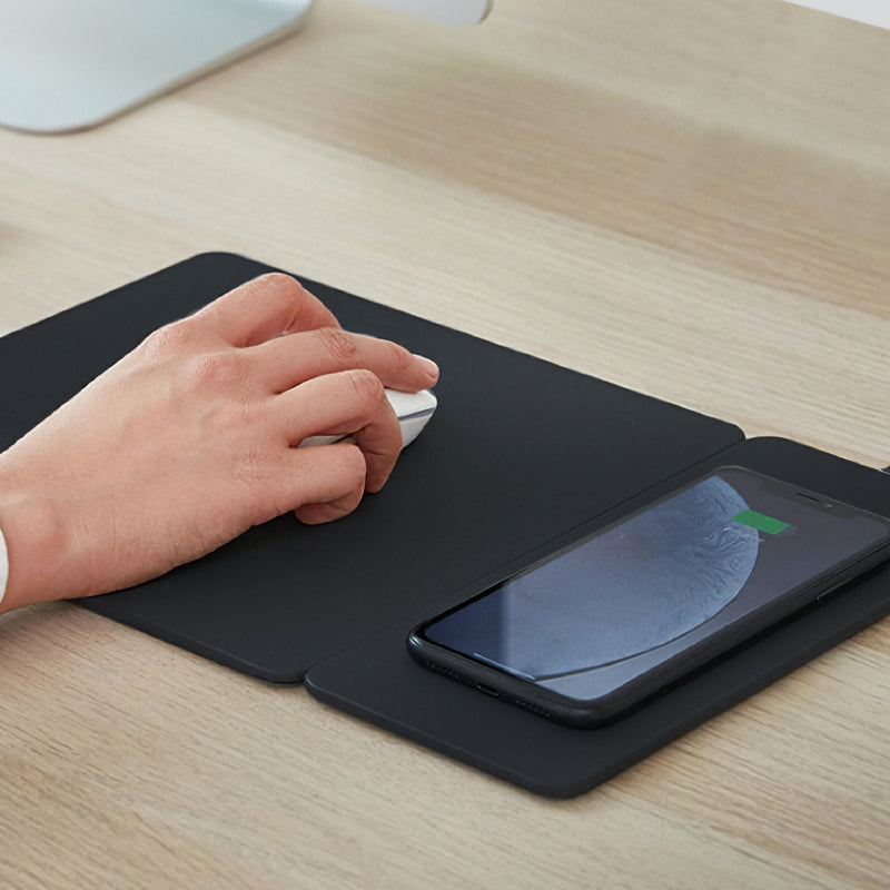 GOUI Mouse Pad cu Incarcator Wireless 2-in-1 Goui 34 x 21.5 cm - Qi 15 W Magnet - G-PAD15WQI-K - 6939801428451 - 3