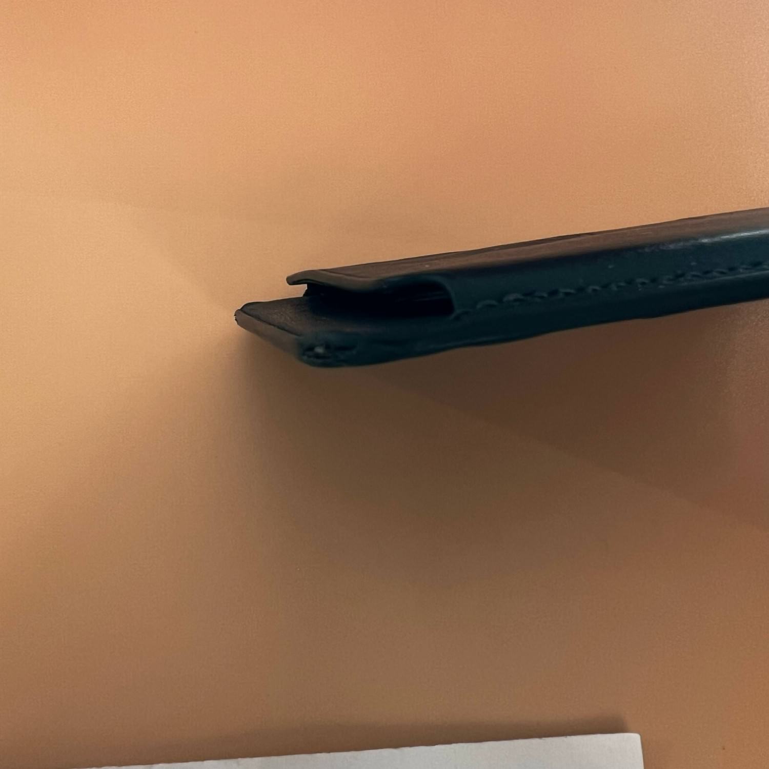 Portofel Piele Apple Wallet pt. iPhone Forest Green - MPPT3ZM/A MagSafe Original Suport Find My Resigilat - 194253345848 - 6