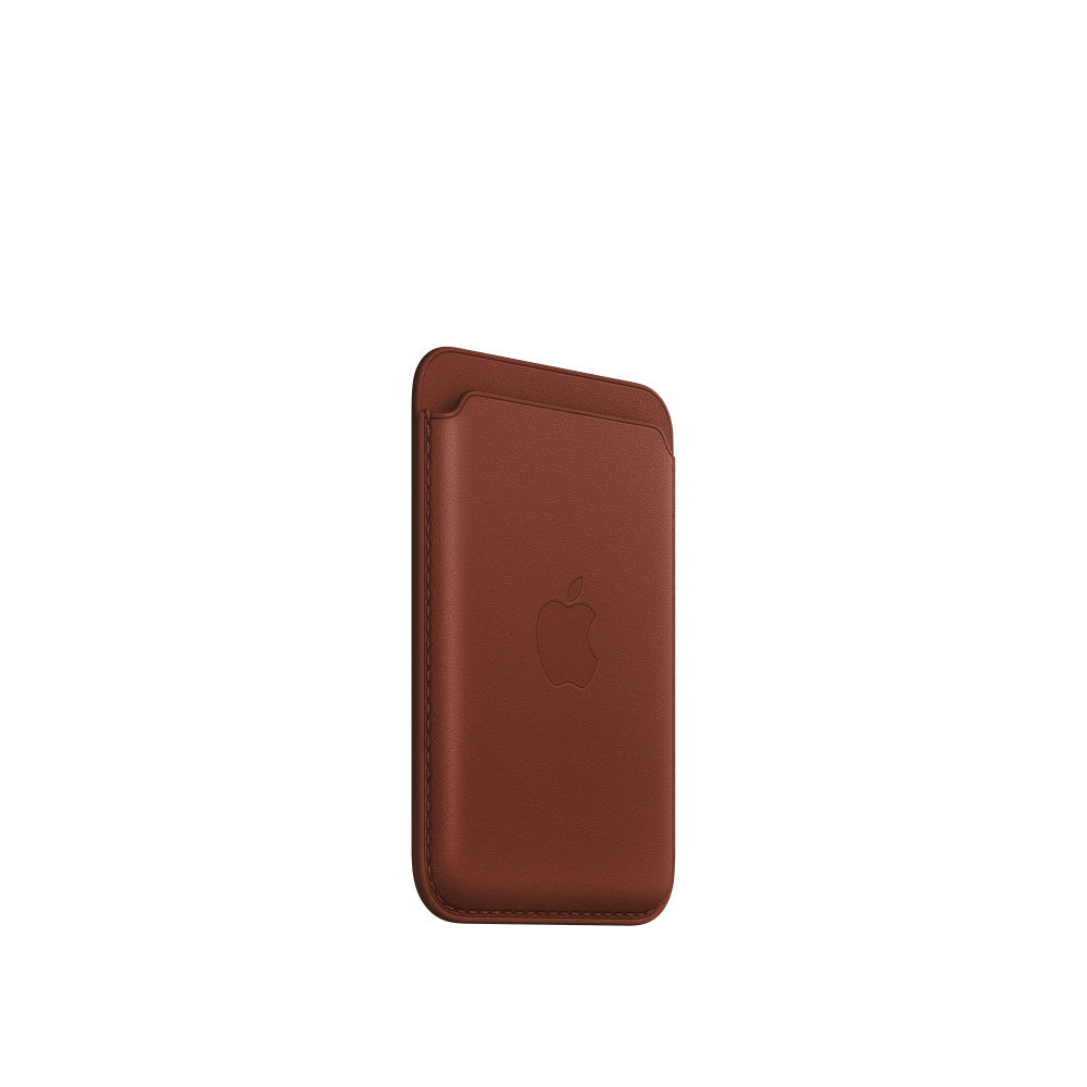 Portofel Original Piele Apple Wallet MPPX3ZM/A iPhone MagSafe - Umber Suport Find My Resigilat - 194253345909 - 2