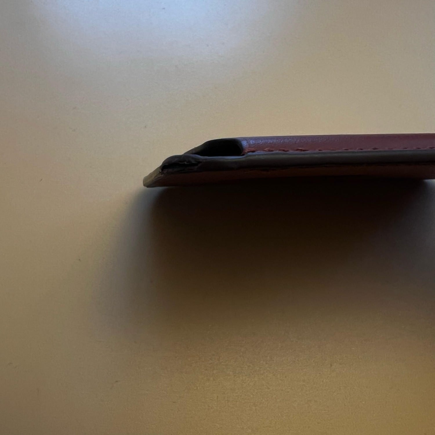 Portofel Original Piele Apple Wallet MPPX3ZM/A iPhone MagSafe - Umber Suport Find My Resigilat - 194253345909 - 7