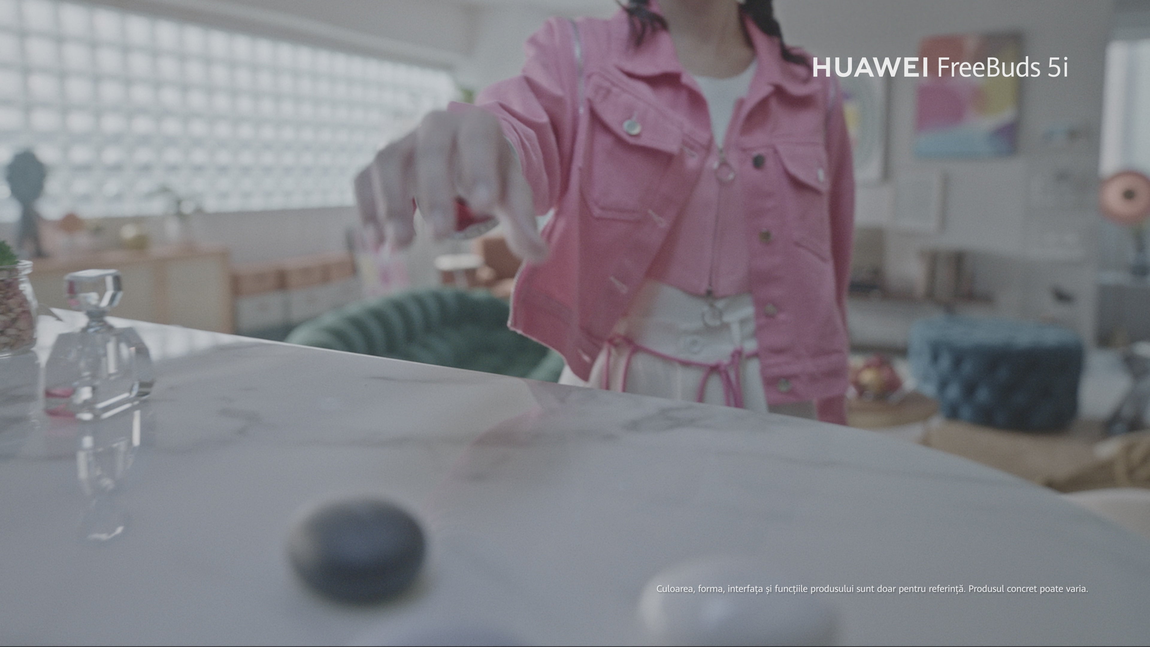 Casti Huawei FreeBuds 5i True Wireless In-Ear, Pana la 28 ore, ANC Anulare Activa a Zgomotului, LDAC