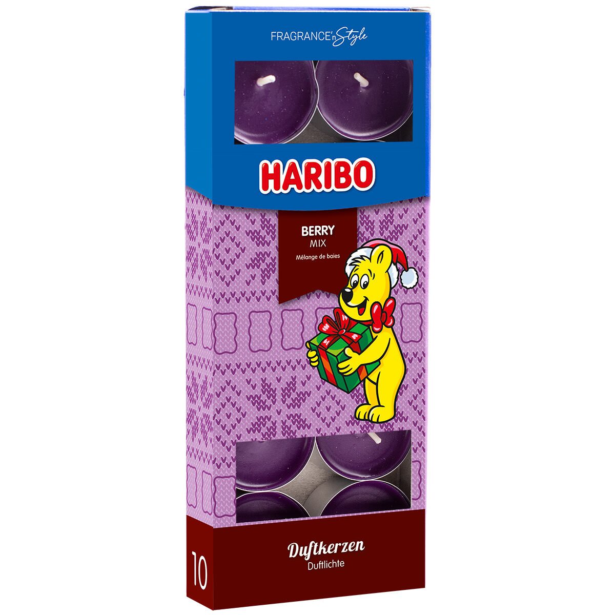 Set 10 Lumanari pastila Haribo Winterdesign Berry Mix - A1846 - 4262399020878 - 1