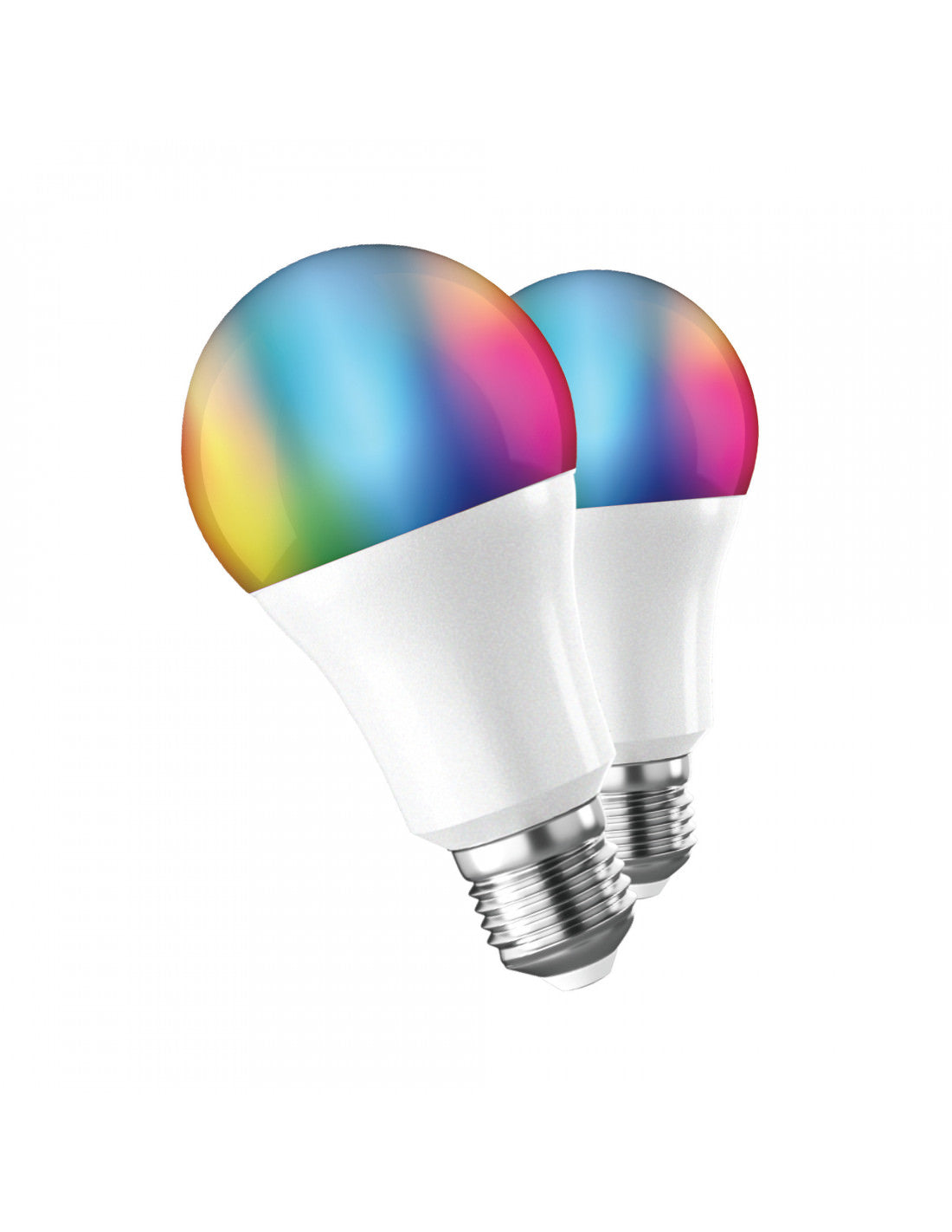 Set 2 x Bec Smart muvit iO MIOPAK007 E27 RGB & Alb - 9W 800lm 2000-10000K Reglabil APP Alexa Google Assistant Timer - 8426801162631