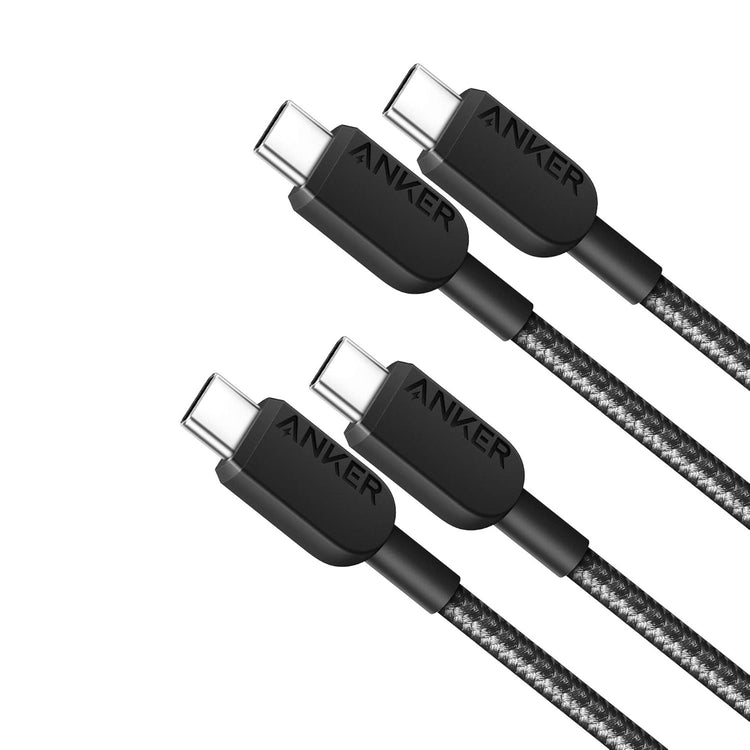 Set 2 x Cablu Incarcare & Date USB-C la Anker 310 60 W 3A 1 m - B81E5011 - 194644119522
