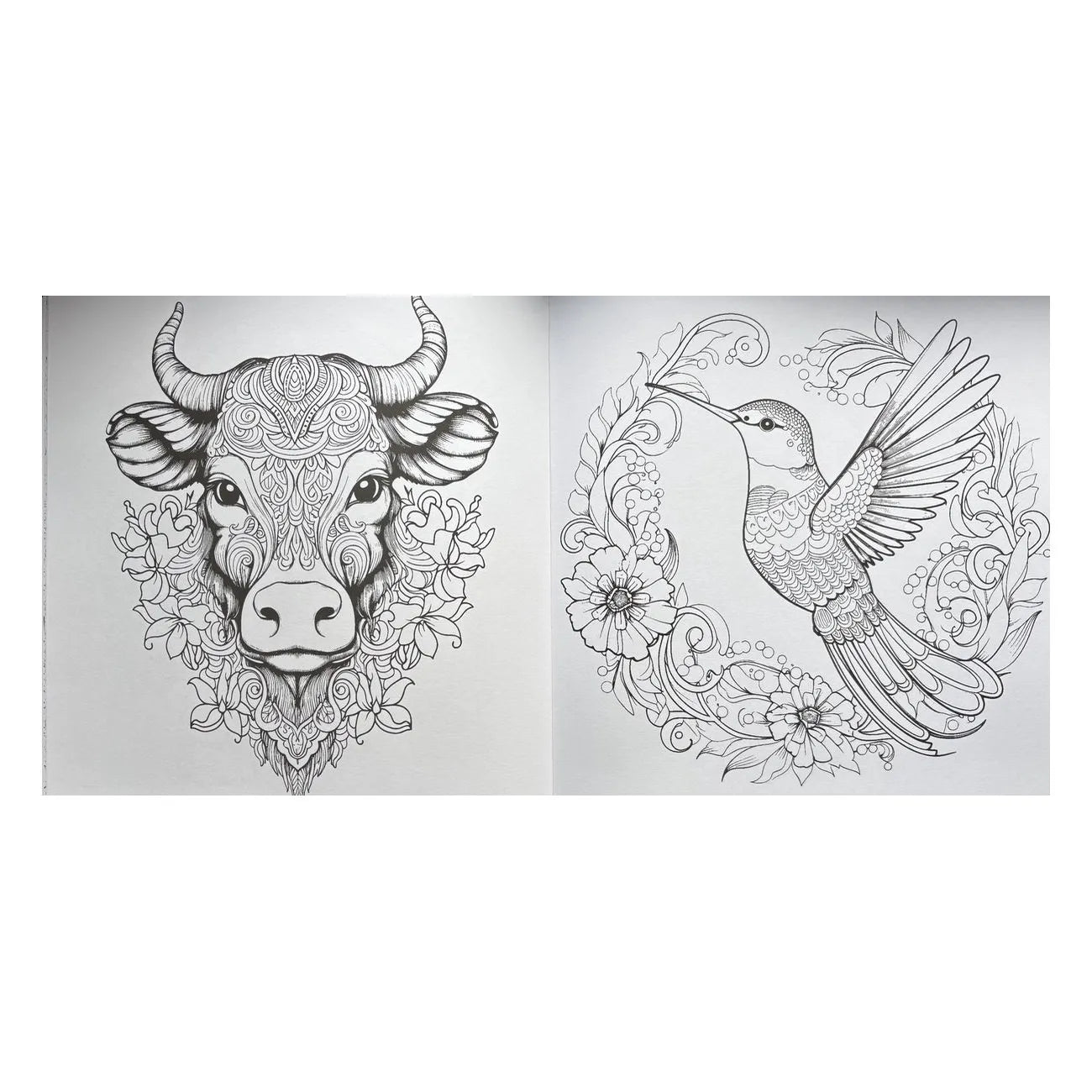Set Carte de Colorat Antistres Animale 128 pagini 140 g/m² + Trusa 36 Creioane Carioci & Finelinere - 8721042515469 - 5