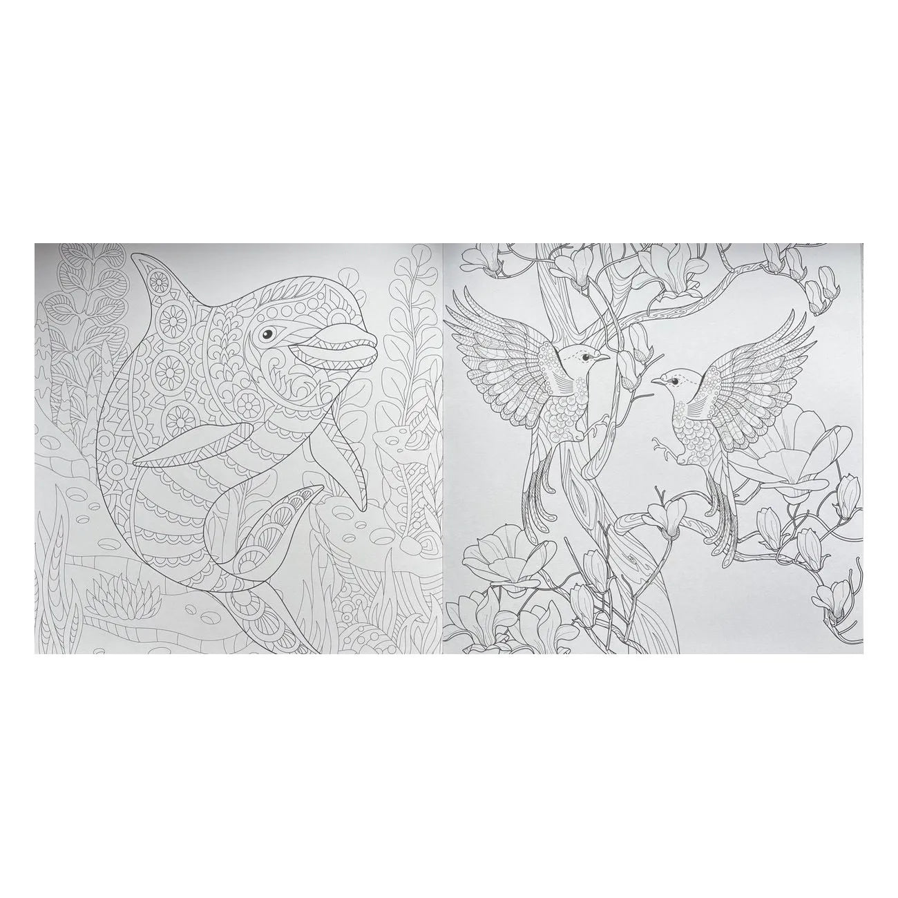 Set Carte de Colorat Antistres Animale 128 pagini 140 g/m² + Trusa 36 Creioane Carioci & Finelinere - 8721042515469 - 7
