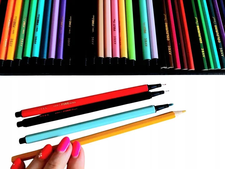 Set Carte de Colorat Antistres Animale 128 pagini 140 g/m² + Trusa 36 Creioane Carioci & Finelinere - 8721042515469 - 10