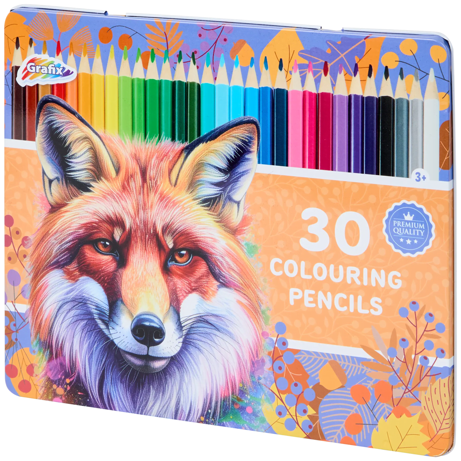 Set Carte de Colorat Antistres Botanic + Trusă 30 Creioane Premium - 96 pagini - 8715427172811-30cr - 8715427172811 - 3