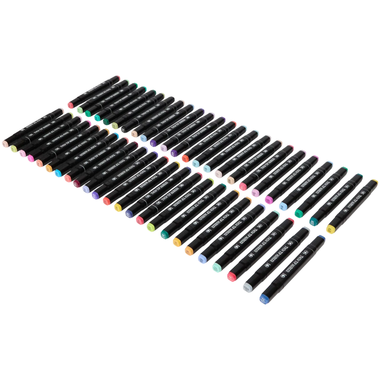 Set Carte de Colorat Antistres Mandala + Trusă 48 Carioci cu Vârfuri Duble - pagini 140 g/m² - 3220096-48car - 8719668039094 - 7
