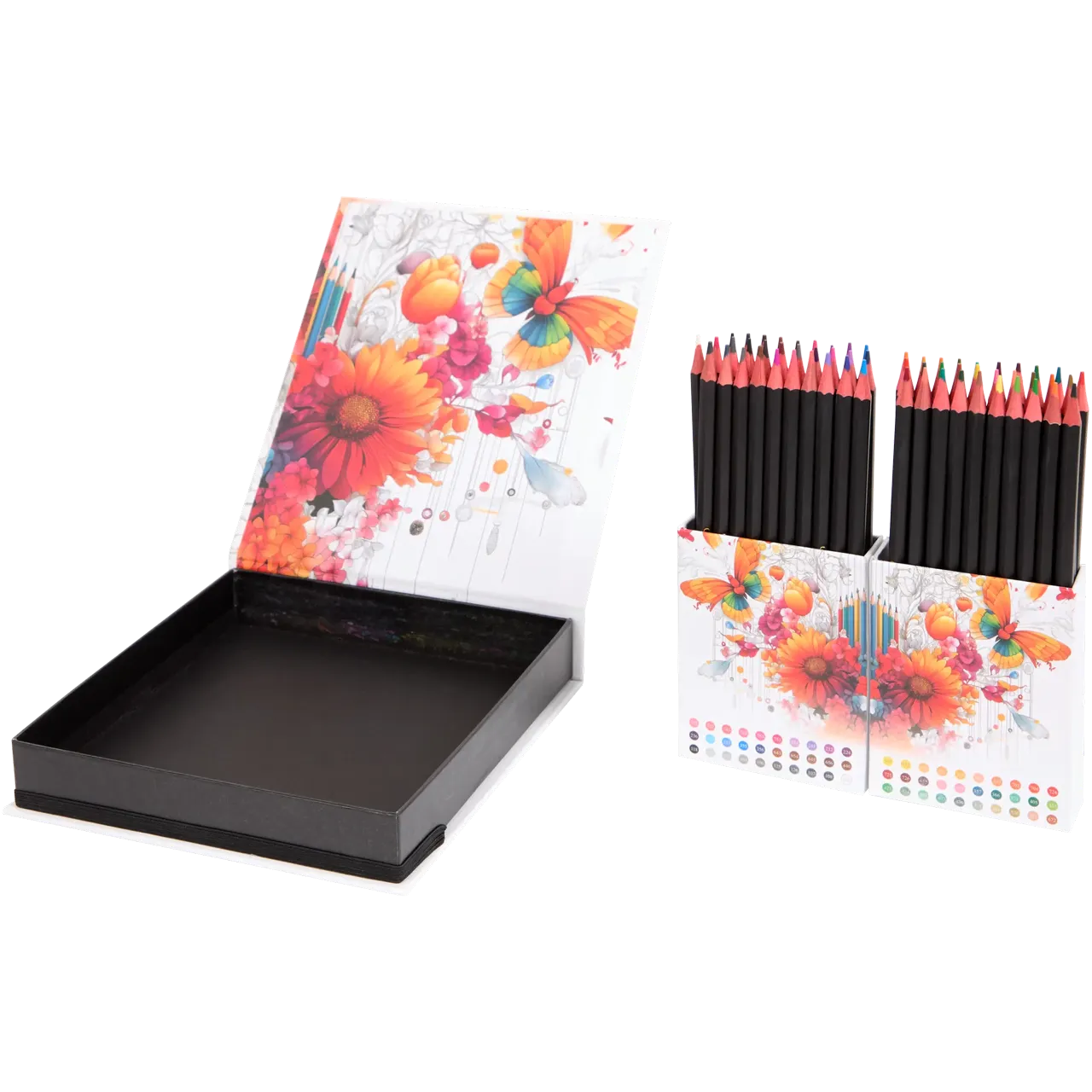 Set Carte de Colorat Antistres Mandala Animals + Trusă 60 Creioane Premium - 48 pagini 140 g/m² - 3220096-animals-60cr - 8719668039117 - 7