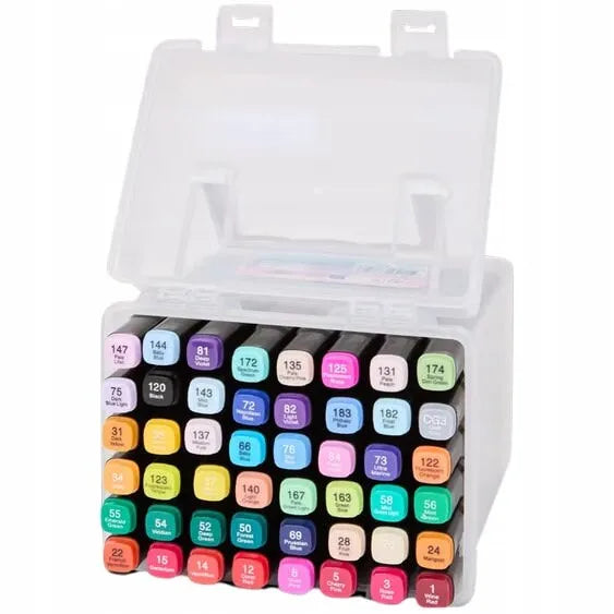 Set Carte de Colorat Antistres Mandala + Trusă 48 Carioci cu Vârfuri Duble - 128 pagini 180 g/m² - 3218268-48car - 8721042515025 - 6