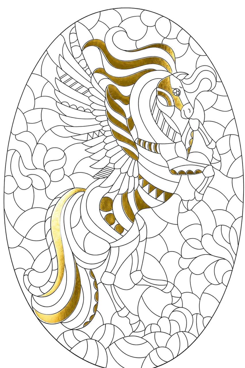 Set Carte de Colorat Antistres Mosaic + Trusă 15 Markere cu Vârfuri Duble pe Bază Apă - 96 pagini - 8715427172835-15marker - 8715427172835