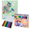 Set Carte de Colorat Antistres Mosaic + Trusă 30 Creioane Premium - 96 pagini