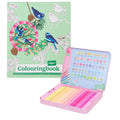 Set Carte de Colorat Antistres Mosaic + Trusă 50 Creioane Pastel Premium - 96 pagini