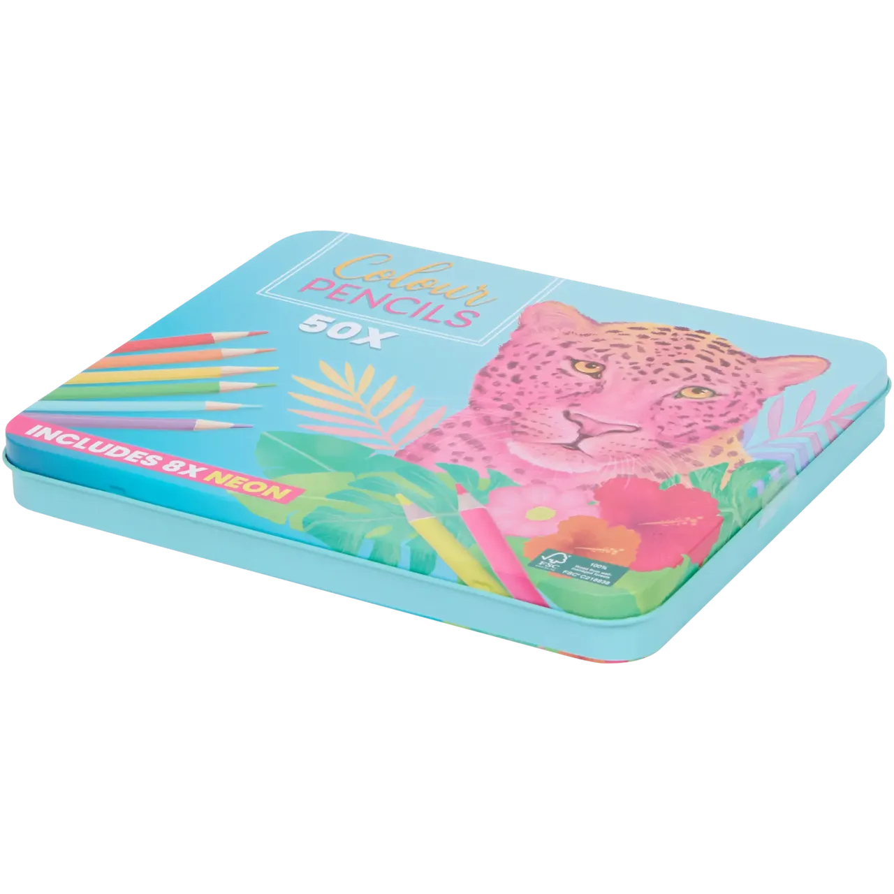 Set Carte de Colorat Antistres Mosaic + Trusă 50 Creioane Premium (8 Culori Neon) - 96 pagini - 8715427172835-50-neon - 8715427172835 - 4
