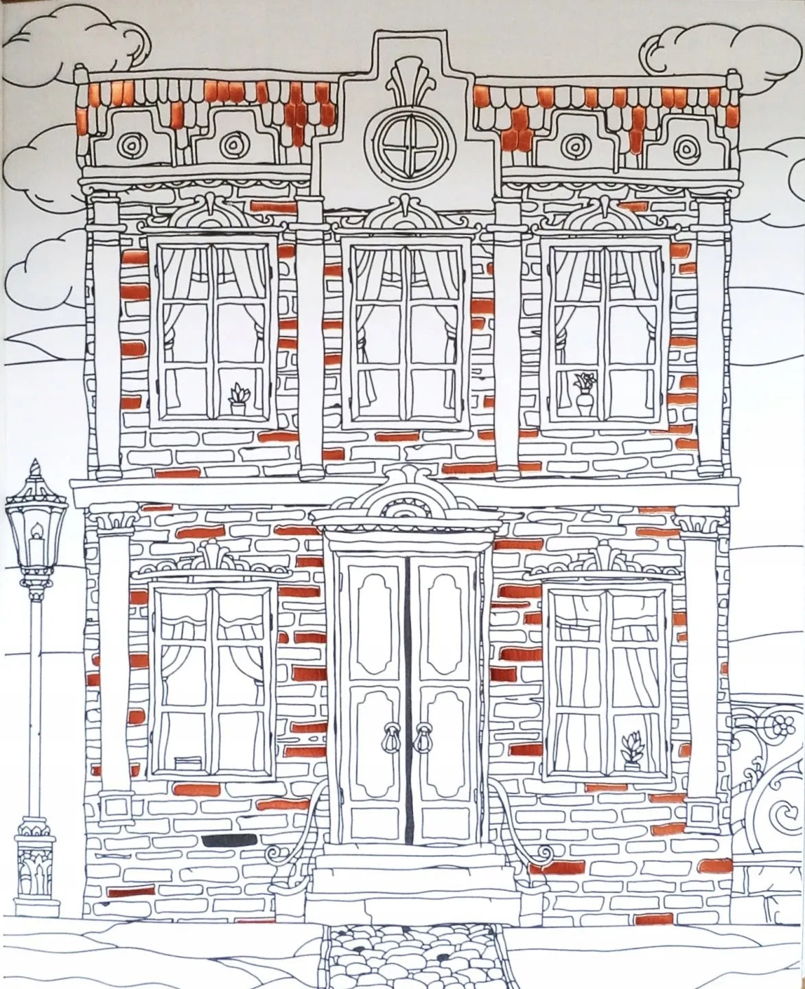 Set Carte de Colorat Antistres Urban + Trusă 48 Carioci cu Vârfuri Duble - 96 pagini - 8715427172828-48-carioci - 8715427172828 - 7