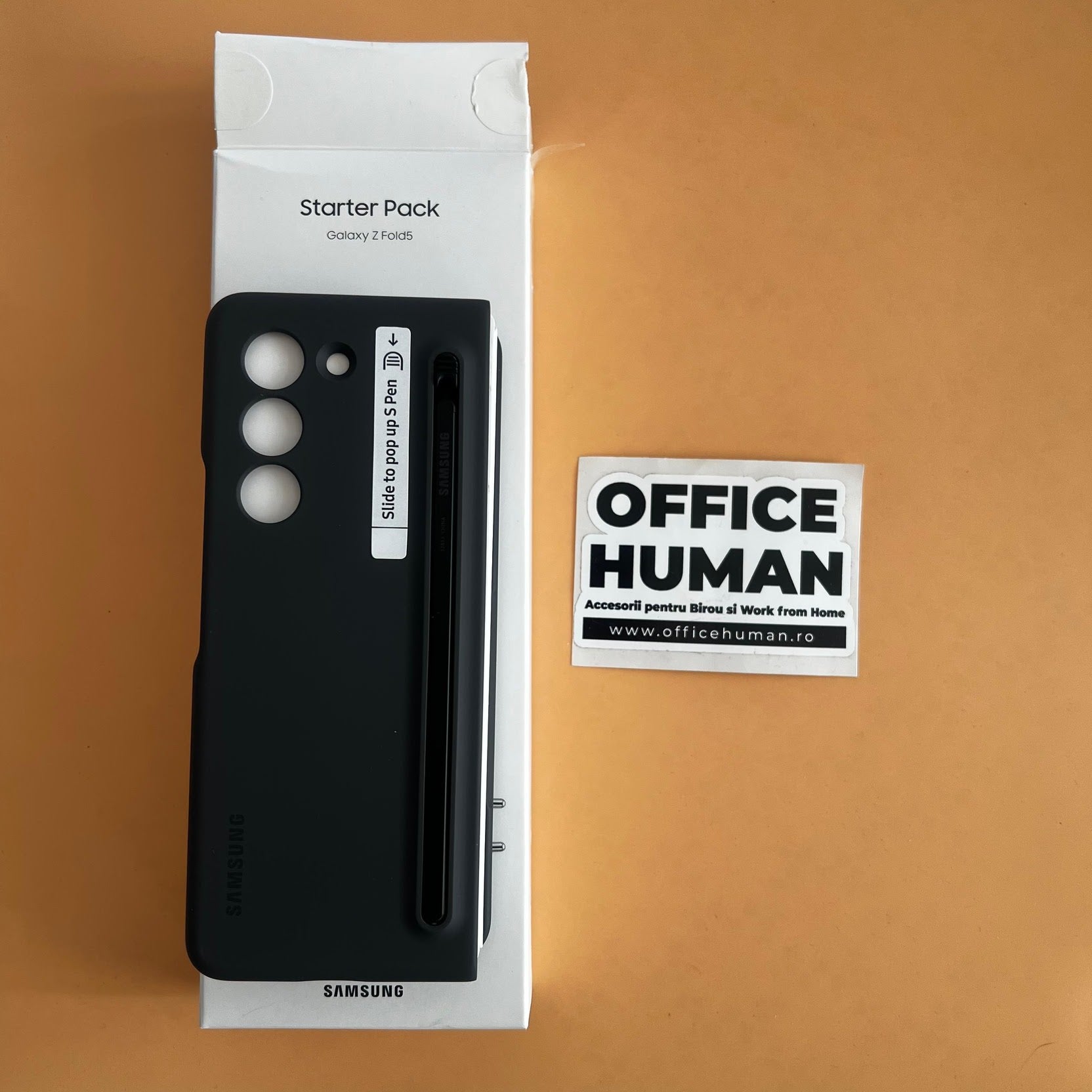 Starter Pack Husa Slim Originala Samsung Galaxy Z Fold 5 + S-Pen + Incarcator 25W EF-OF94 Resigilat - EF-OF94KKBEGWW - 8806095147499 - 11