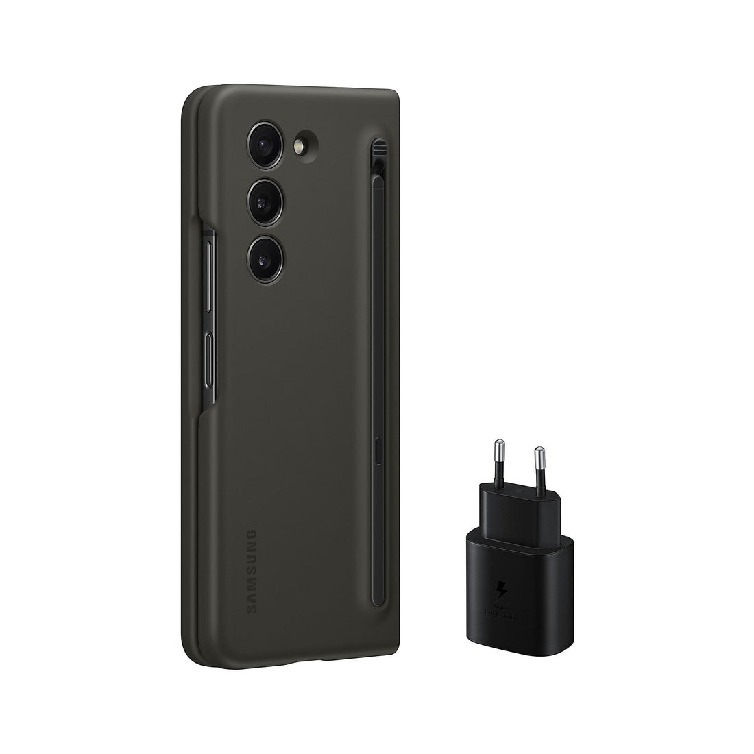 Starter Pack Husa Slim Originala Samsung Galaxy Z Fold 5 + S-Pen + Incarcator 25W EF-OF94 Resigilat - EF-OF94KKBEGWW - 8806095147499 - 1