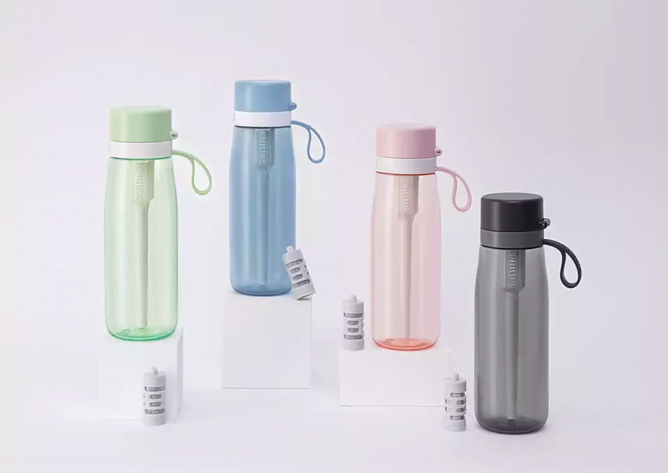Sticla cu filtru de apa Philips GoZero Daily 660ml - Tritan fara BPA - AWP2731GNR/58 - 4897099308188 - 4