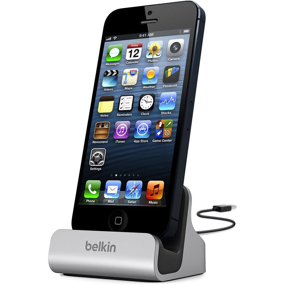 Suport Dock Incarcare & Date Belkin PowerHouse pt. iPhone Lightning MFI Resigilat - 8j045bt - 722868945452 - 4