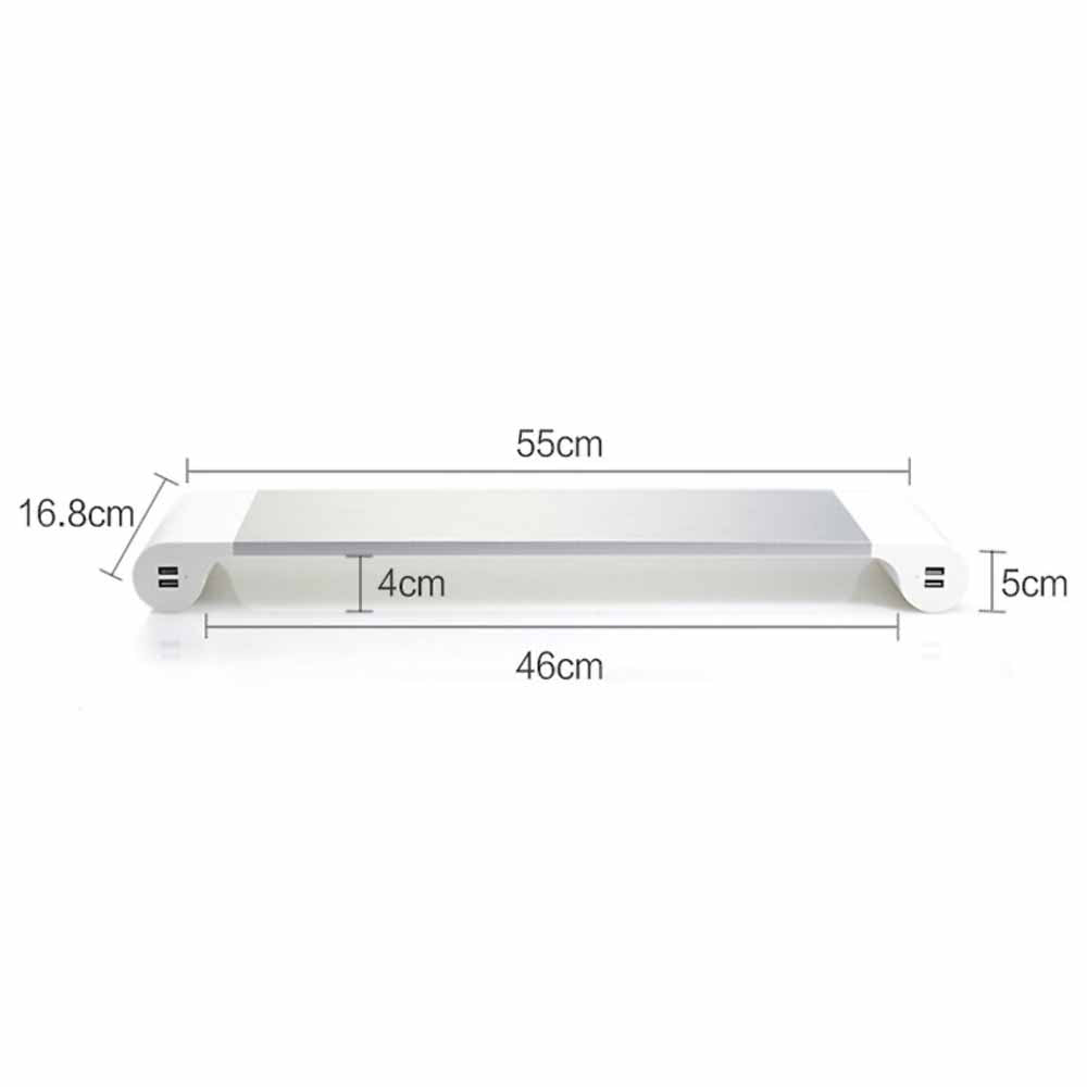Suport Stand de Birou Laptop & Monitor Alogy - 4 x USB Aluminiu - 46349 - 5907765654750 - 7