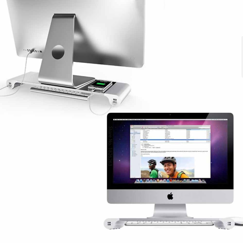 Suport Stand de Birou Laptop & Monitor Alogy - 4 x USB Aluminiu - 46349 - 5907765654750 - 10