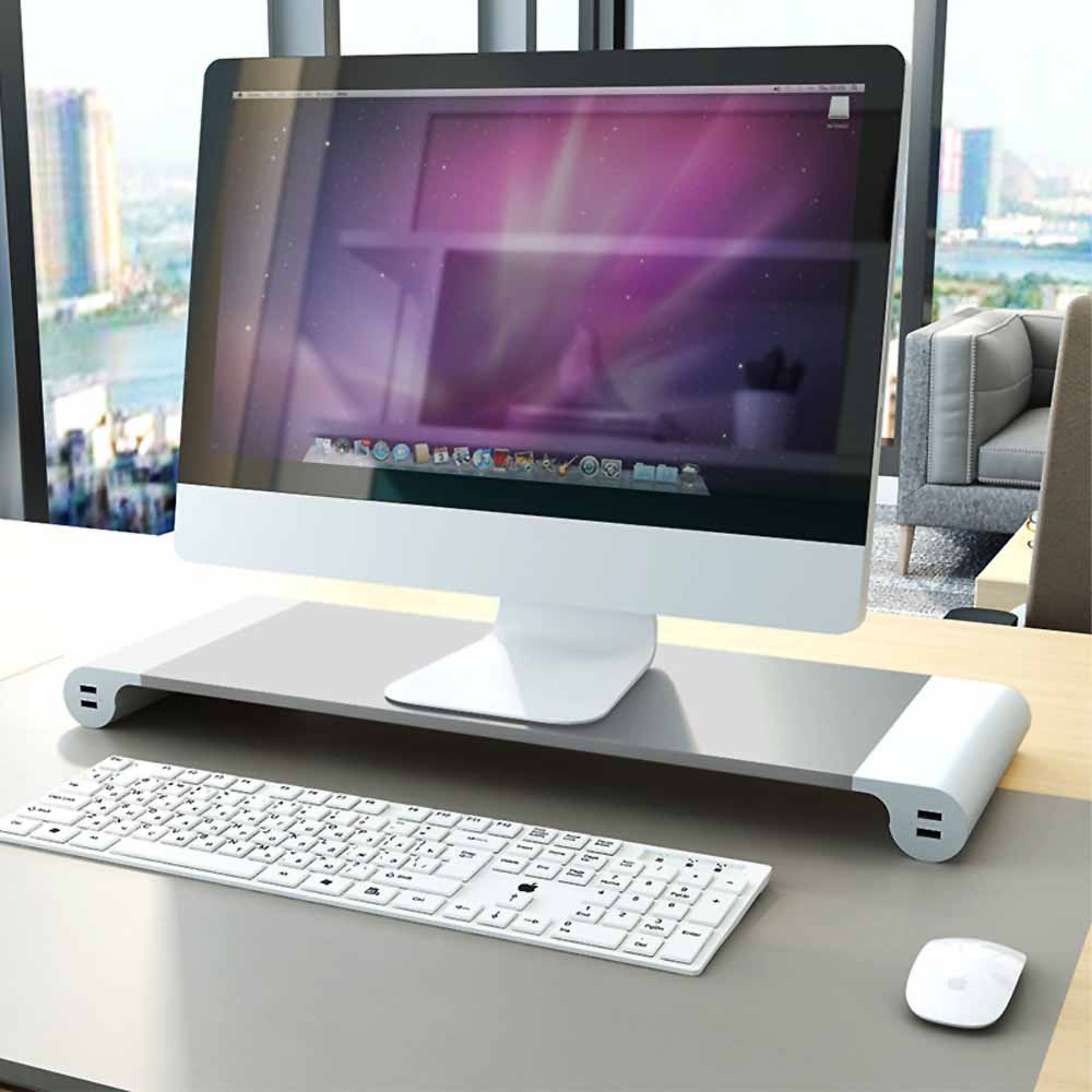 Suport Stand de Birou Laptop & Monitor Alogy - 4 x USB Aluminiu - 46349 - 5907765654750 - 3