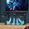 Suport Stand Universal Laptop & Tableta Alogy 10’’ - 18’’ Aluminiu - M58 - 5905601816812 - 3