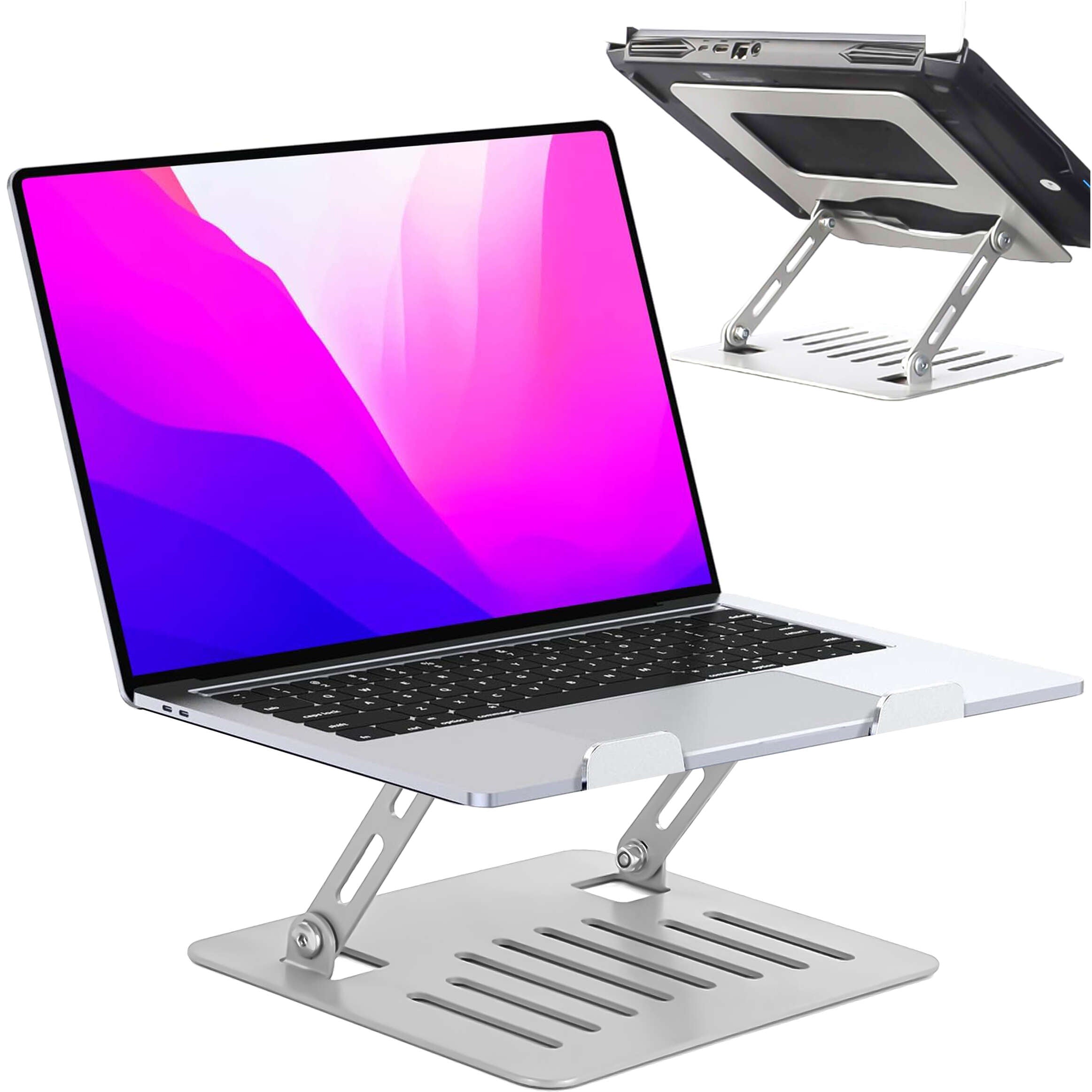 Suport Stand Universal Laptop & Tableta Alogy 11’’ - 17’’ Aluminiu - YL-902 - 5905601816805 - 2