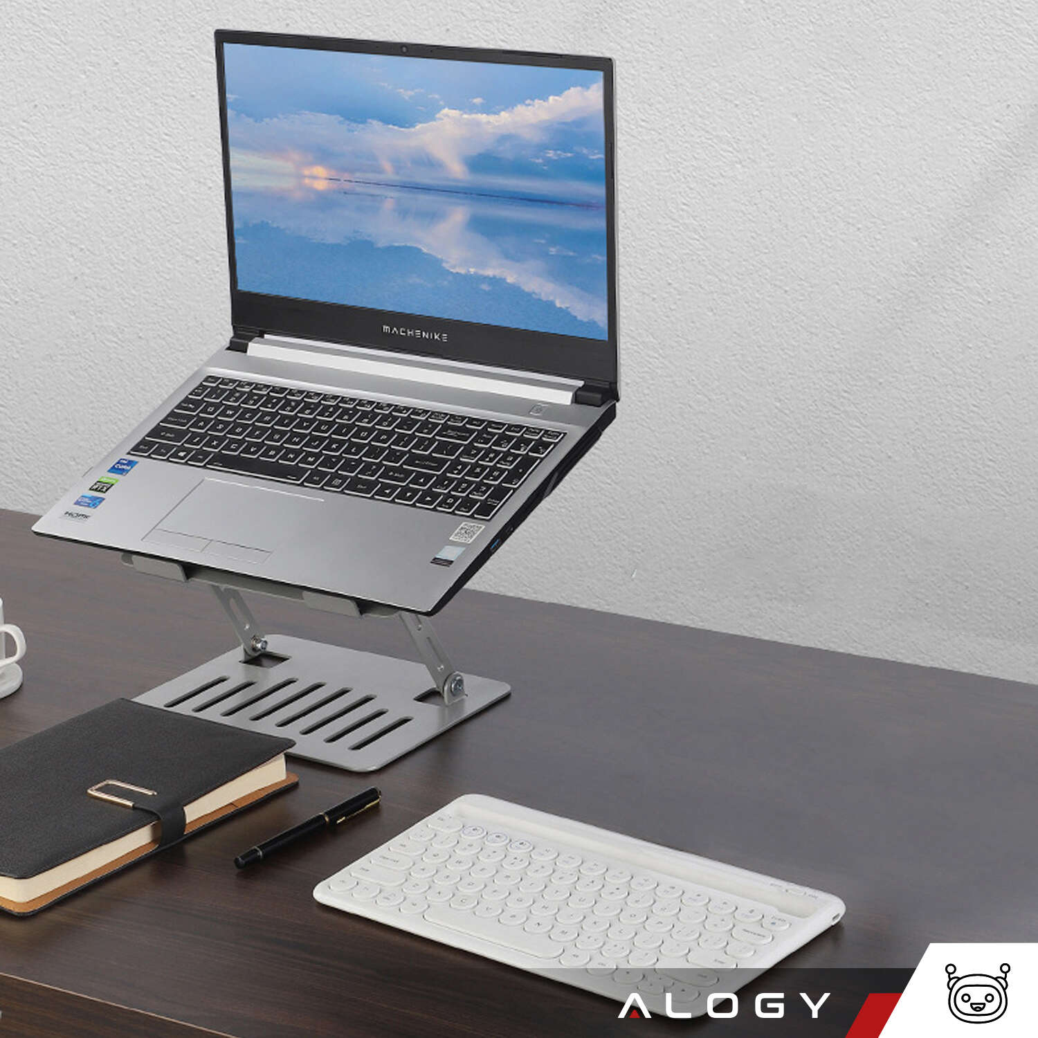 Suport Stand Universal Laptop & Tableta Alogy 11’’ - 17’’ Aluminiu - YL-902 - 5905601816805 - 6