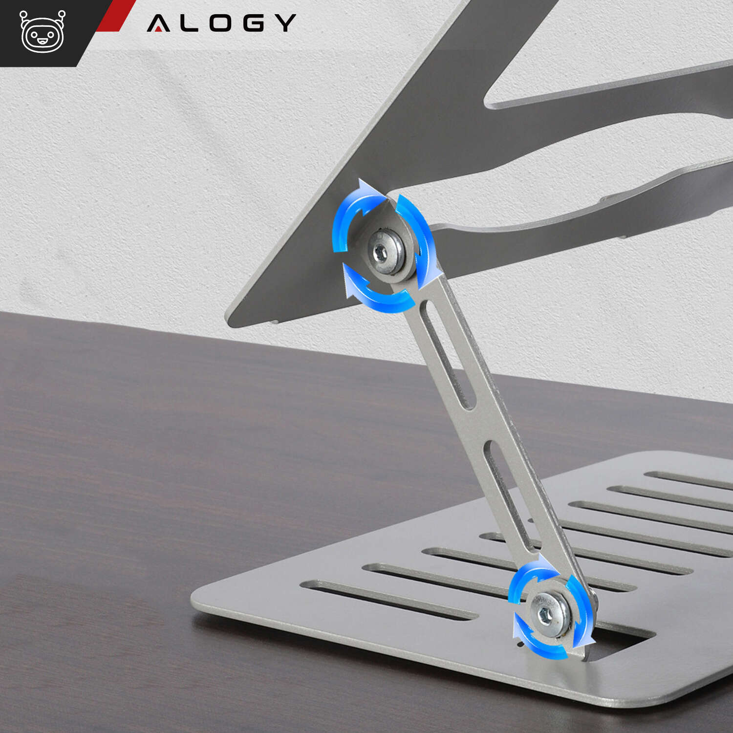 Suport Stand Universal Laptop & Tableta Alogy 11’’ - 17’’ Aluminiu - YL-902 - 5905601816805 - 5
