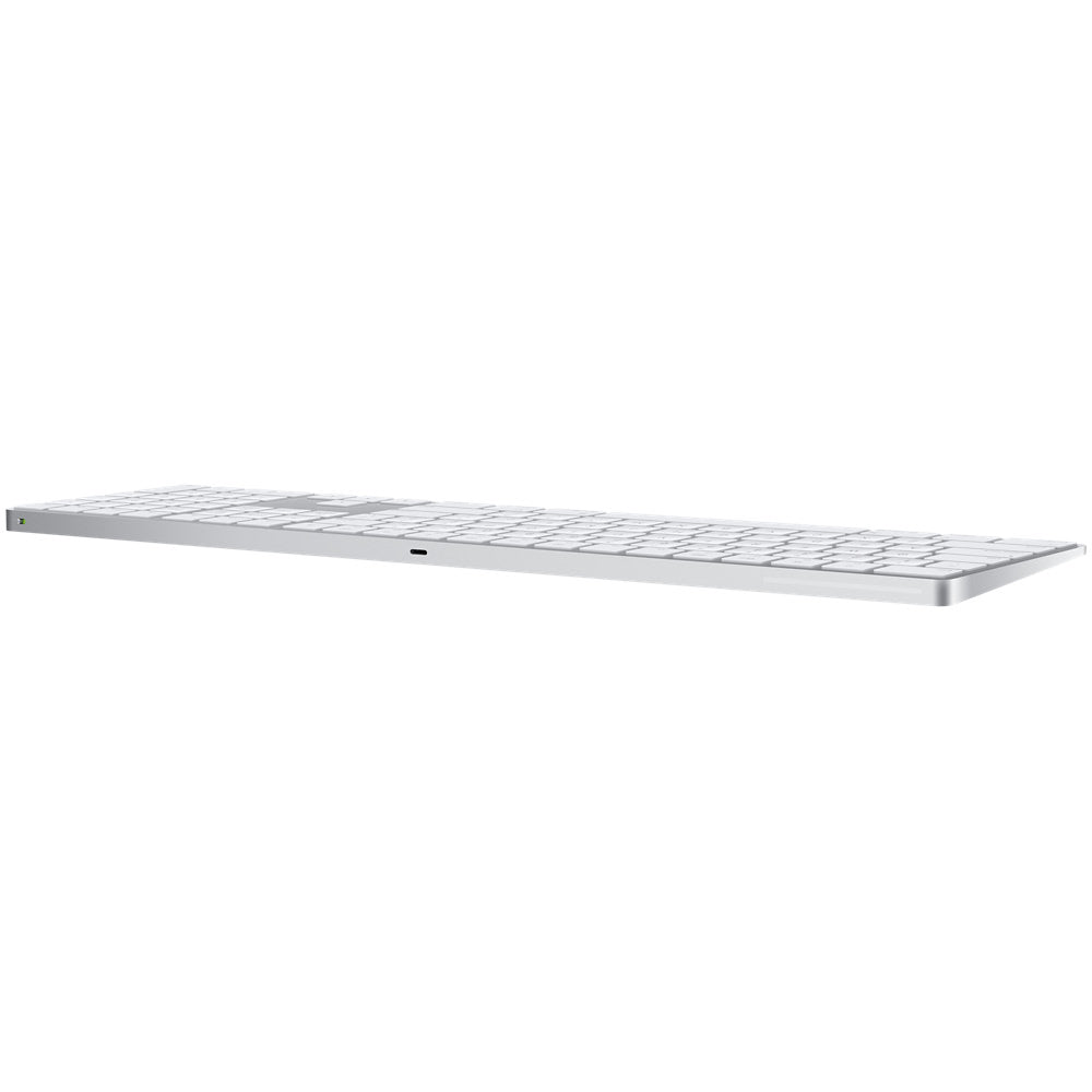 Tastatura Apple Magic Keyboard cu Keypad MQ052Y/A - Layout QWERTY Spaniol Wireless Reincarcabila Bluetooth Aluminiu Silver Originala