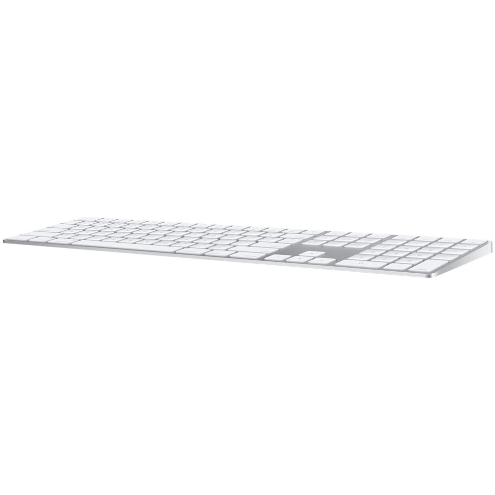Tastatura Apple Magic Keyboard cu Keypad MQ052Y/A - Layout QWERTY Spaniol Wireless Reincarcabila Bluetooth Aluminiu Silver Originala