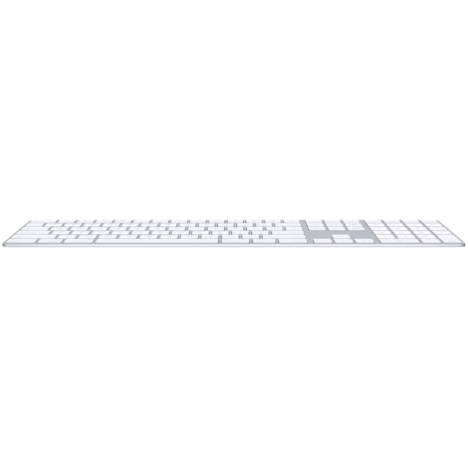 Tastatura Apple Magic Keyboard cu Keypad MQ052B/A - Layout British QWERTY Wireless Reincarcabila Bluetooth Aluminiu Silver Originala