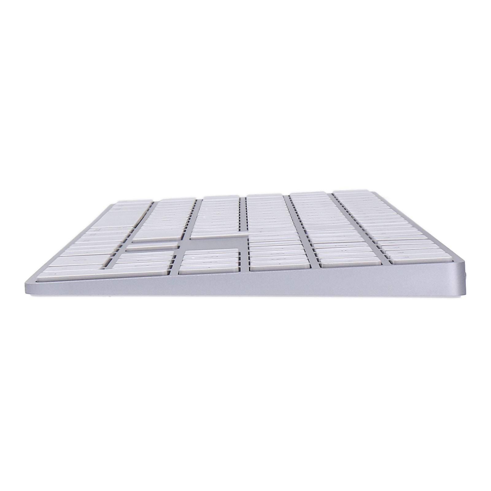 Tastatura Apple Magic Keyboard cu Keypad MQ052Y/A - Layout QWERTY Spaniol Wireless Reincarcabila Bluetooth Aluminiu Silver Originala