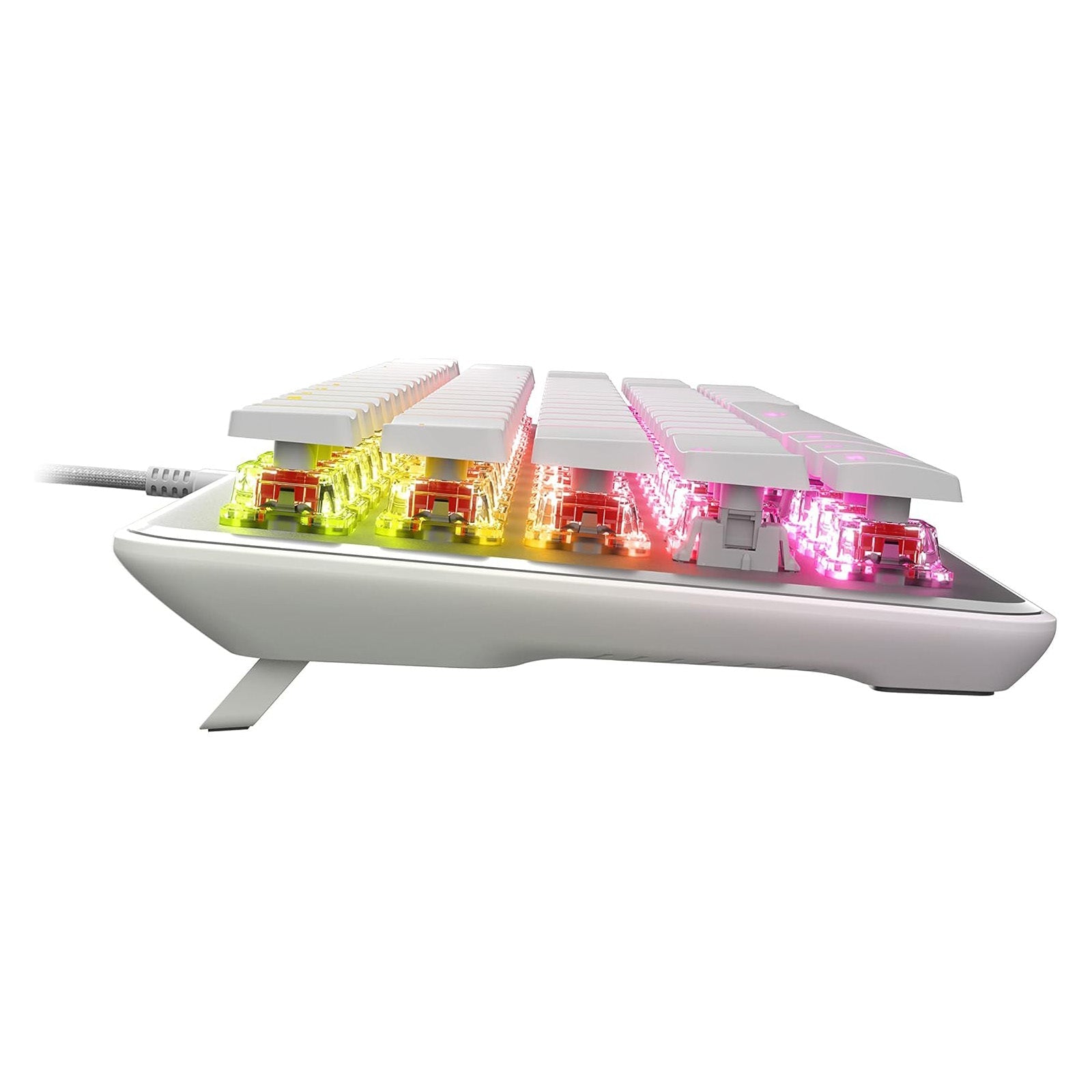 Tastatura mecanica gaming Roccat Vulcan II Mini Layout US 65% Compacta Titan Optical Red RGB AIMO Anti Ghosting White ROC 12 063
