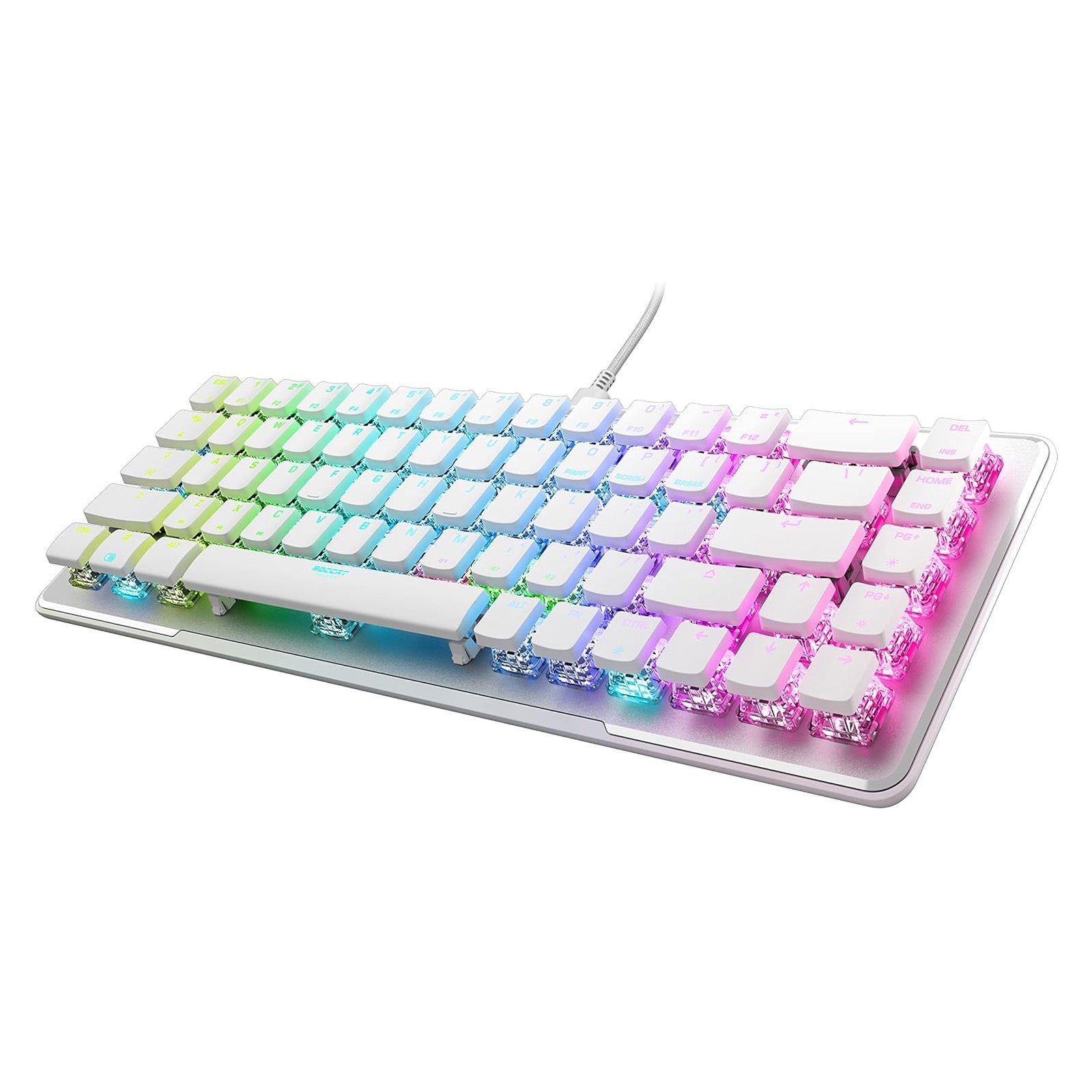 Tastatura mecanica gaming Roccat Vulcan II Mini Layout US 65% Compacta Titan Optical Red RGB AIMO Anti Ghosting White ROC 12 063