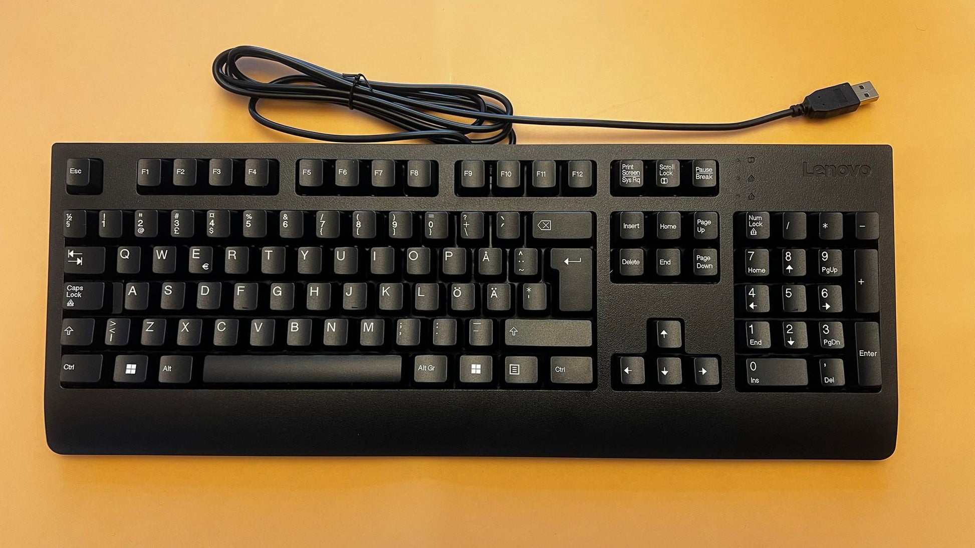 Tastatura office Lenovo Preferred Pro II Layout Finlandez/Suedez QWERTY USB Suport Incheieturi 00XH721 191200574986 4