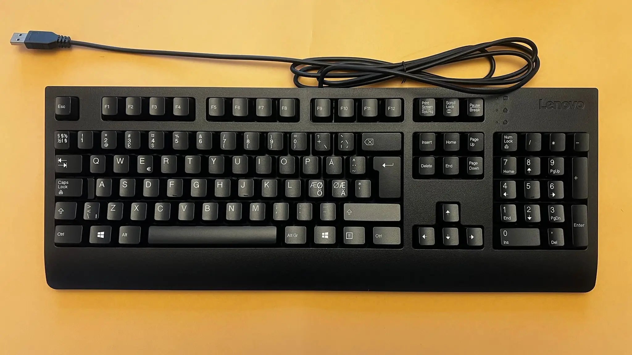 Tastatura office Lenovo Preferred Pro II - Layout Nordic QWERTY USB Suport Incheieturi - 4X30M86925 - 191200575310 - 4