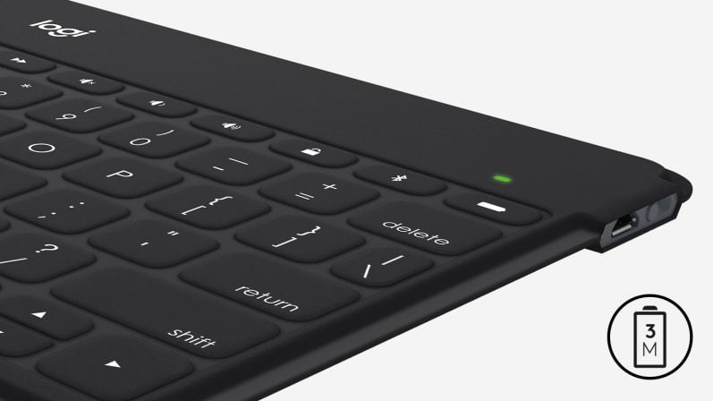 Tastatura Wireless Logitech Keys-to-Go - Layout Italian QWERTY Bluetooth Reincarcabila Resigilat - Black - 920-006707 - 5099206055483 - 6