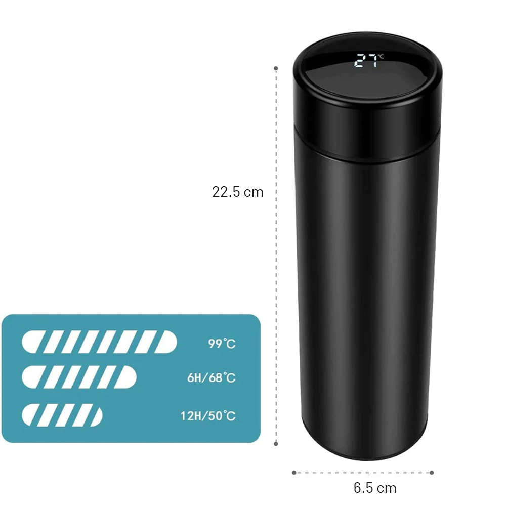 Termos Smart LED 500 ml - Black - 52279 - 5907765684252 - 7