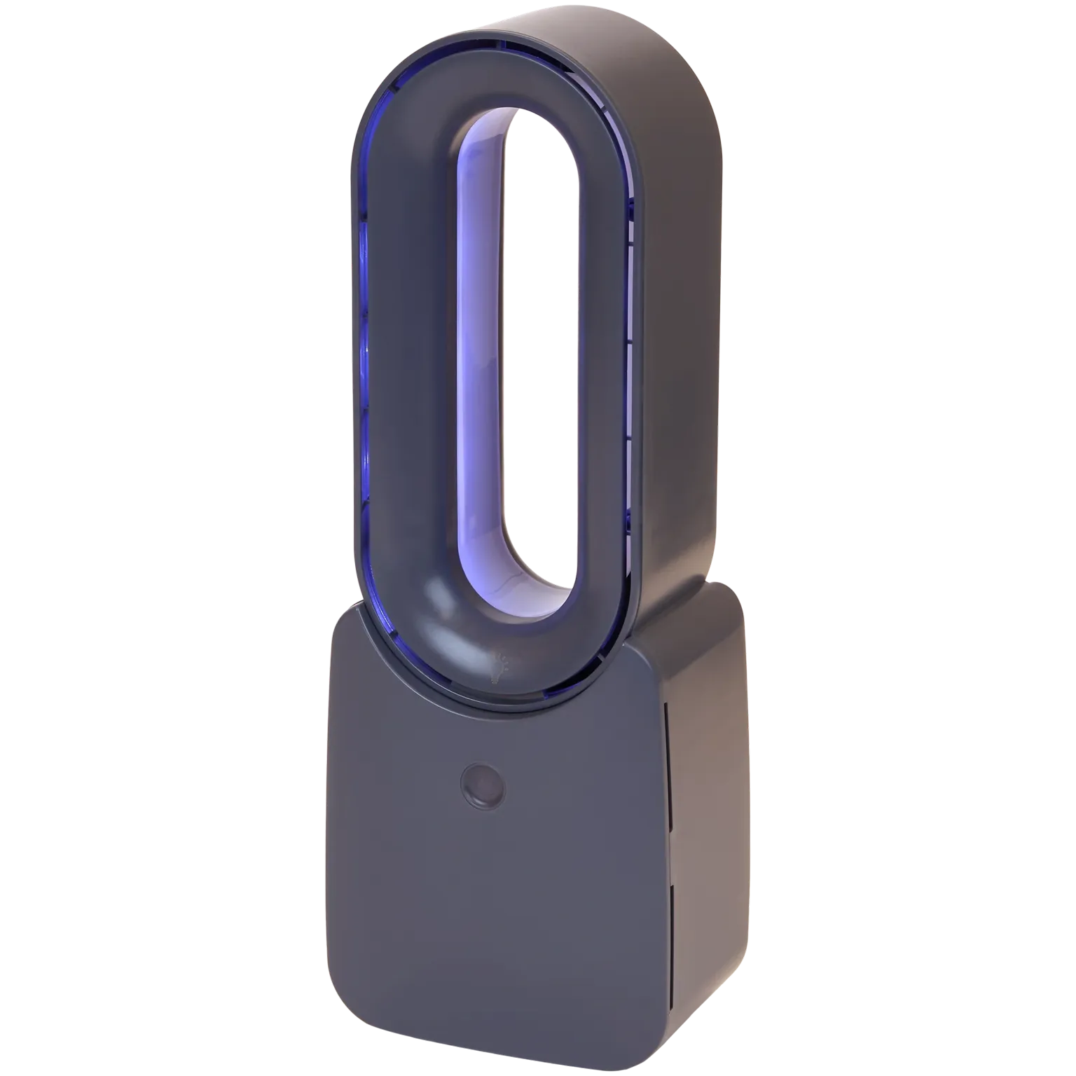 Ventilator Portabil de Birou Bladeless fara Elice Nor-Tec Gri - 3 Viteze Wireless 1200 mAh LED RGB - 107842 - 5701390677197 - 1