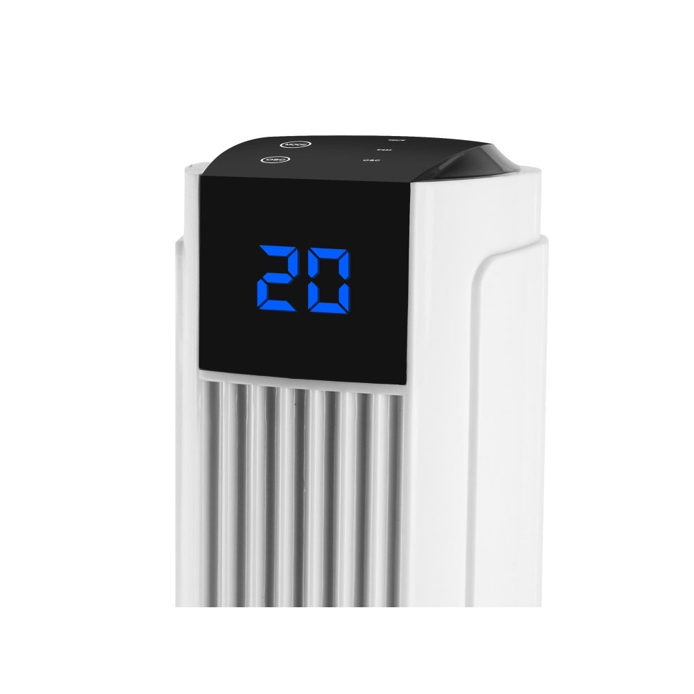 Ventilator Vertical Turn Oscilant LTC LXWT25 cu Telecomanda - 50W 82 cm 3 Moduri Timer LCD Sleep Mode - RTV0600015 - 5902270765069 - 2