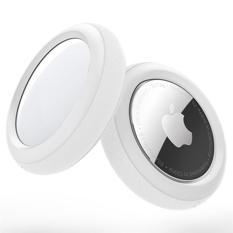 2 x Husa Silicon Spigen Fit - Apple AirTag - White - AHP03071 - 8809756648328