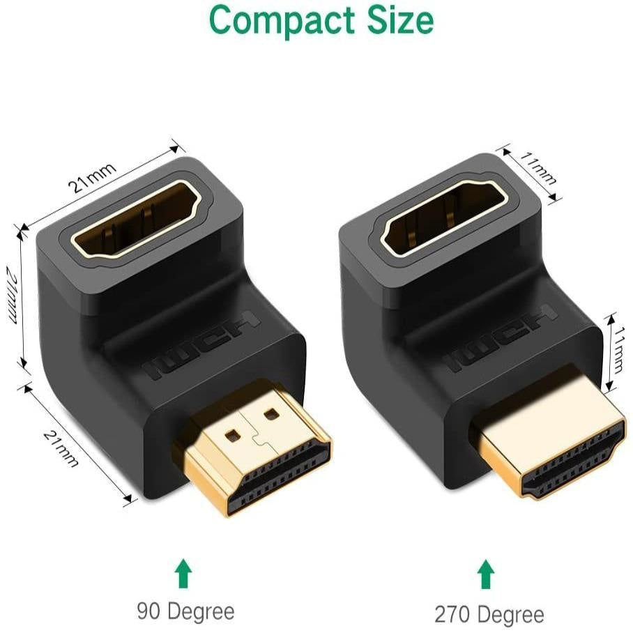 Adaptor curbat 90° HDMI - Ugreen - 20109 - 6957303821099 - 8