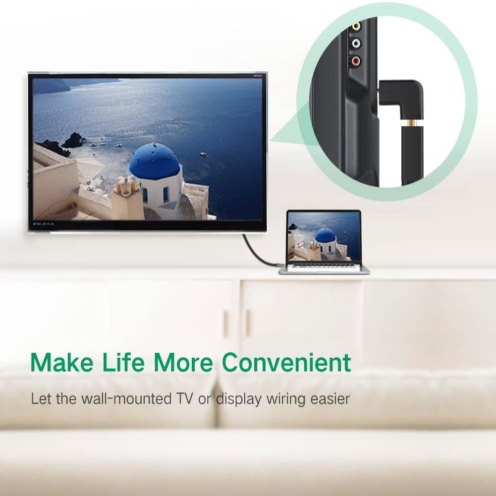 Adaptor curbat 90° HDMI - Ugreen - 20109 - 6957303821099 - 11
