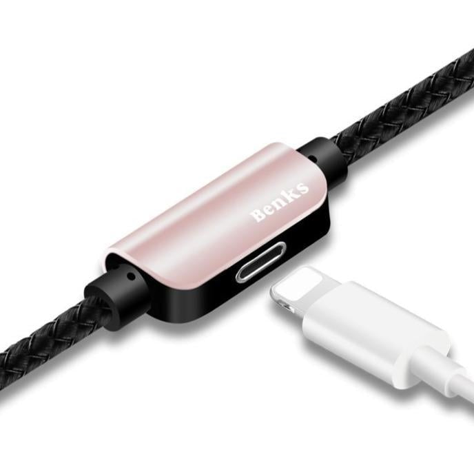 Adaptor Incarcare & Muzica Lightning Benks - 1.2 m - 6948005943882 - 7