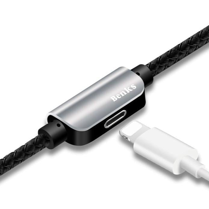 Adaptor Incarcare & Muzica Lightning Benks - 1.2 m - 6948005943882 - 2