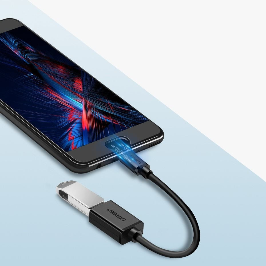 Adaptor USB la Micro-USB OTG Ugreen - 10396 - 6957303813964 - 5