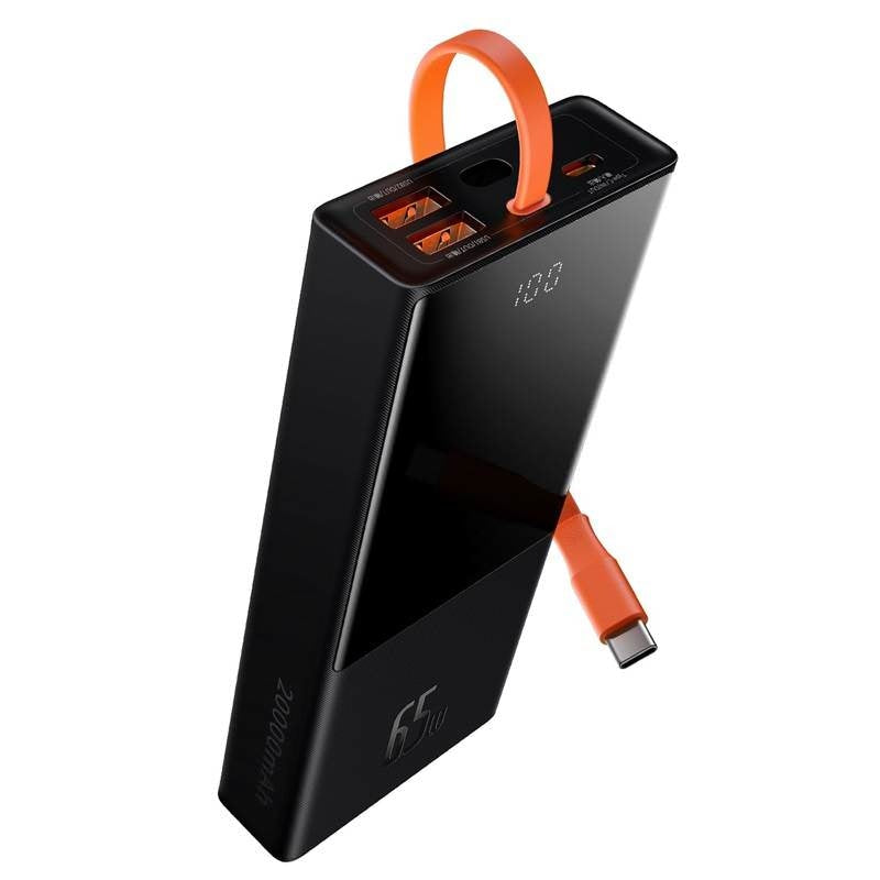 Baterie Externa Baseus 20000 mAh - 65W 2 x USB 1 USB-C Cablu PD QC AFC SCP FCP - PPJL000001 - 6953156209022